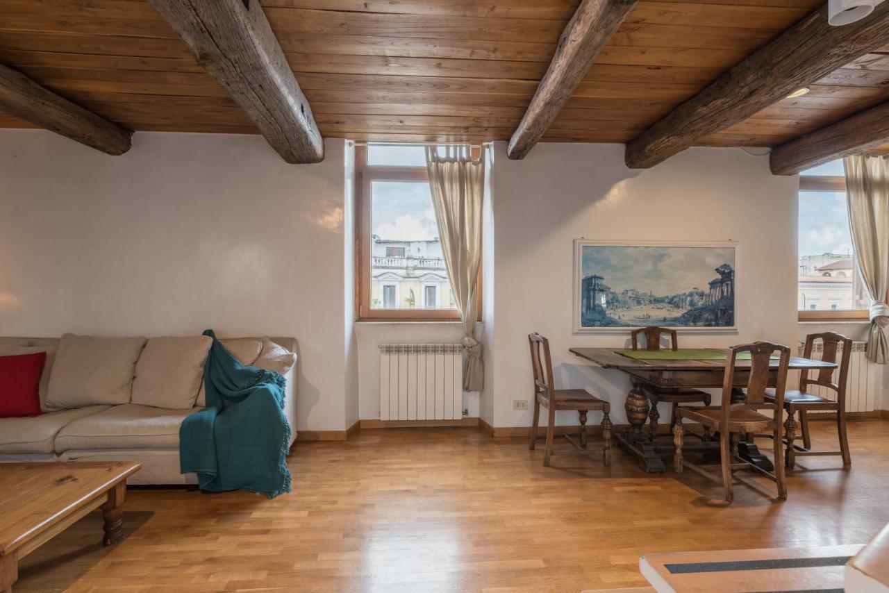 Cozy Wooden Apt In Piazza Navona Lejlighed Rom Eksteriør billede